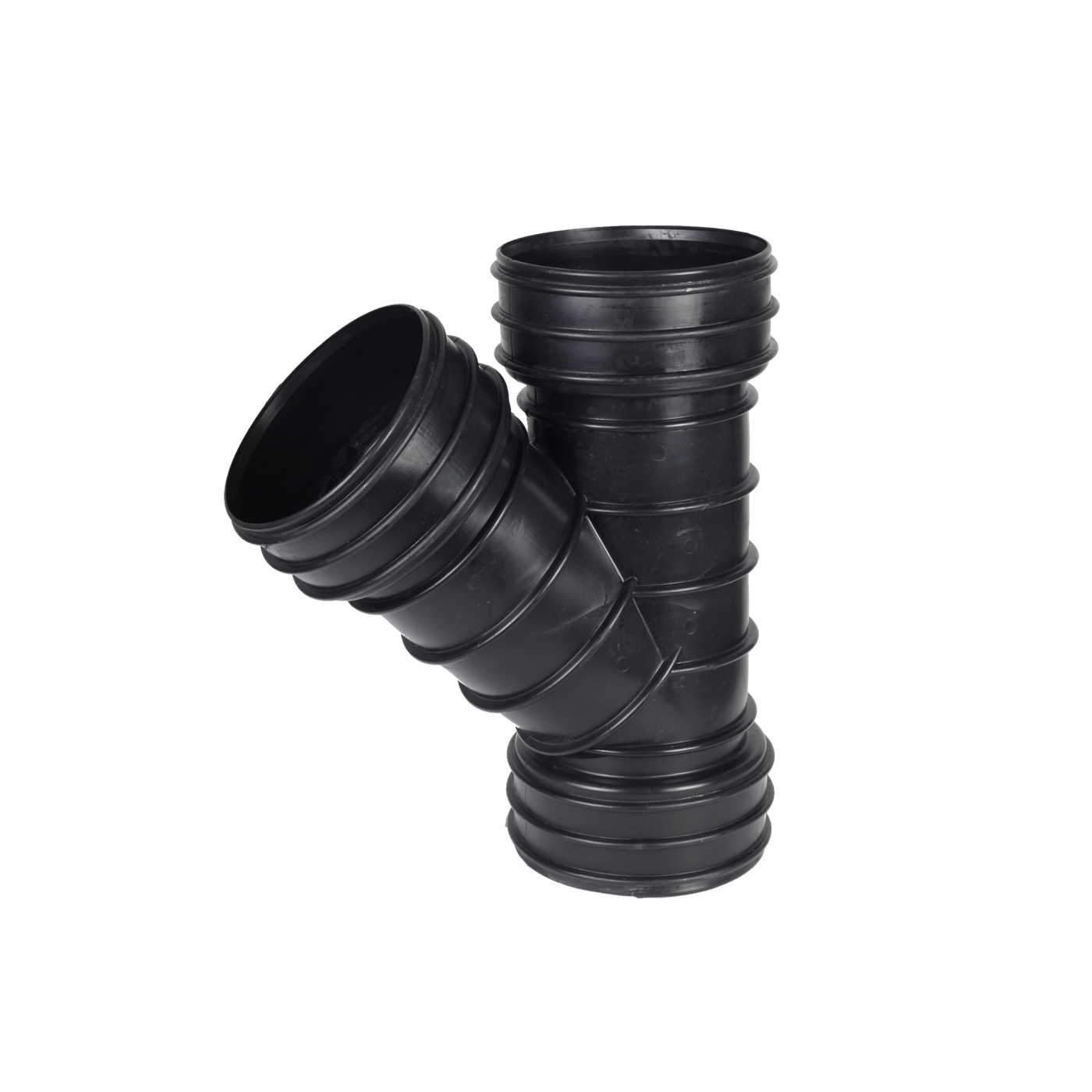 Koruge Tek Çatal PVC Çıkış